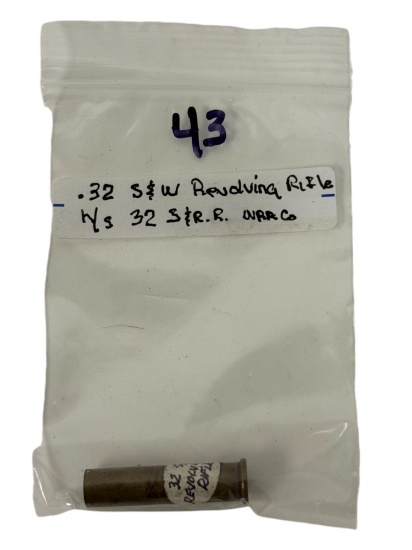 Rare .32 S&W Revolving Rifle Collectible Cartridge Ammunition