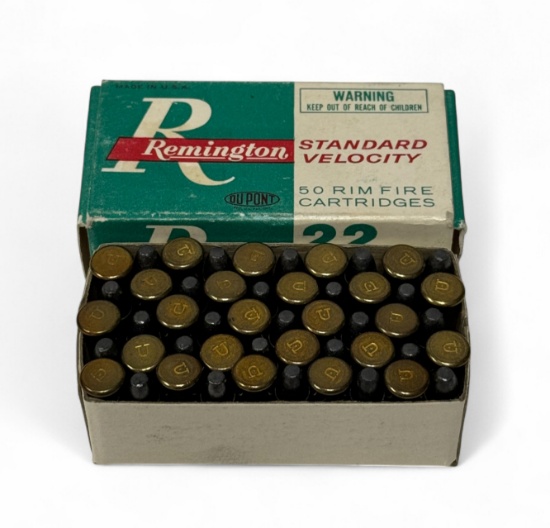 NIB 50rds. of Rare .22 WIN. AUTOMATIC Remington Kleanbore Ammunition
