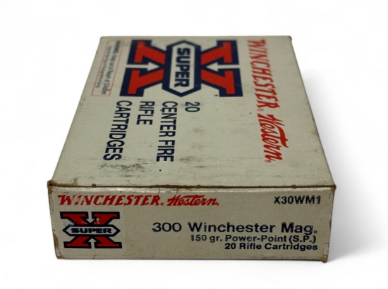 NIB 20rds. of .300 WIN. MAG. 150gr. Power-Point SP Winchester Ammunition
