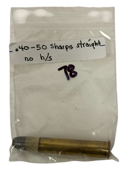 .40-50 Sharps (Straight) CF Collectible Cartridge Ammunition