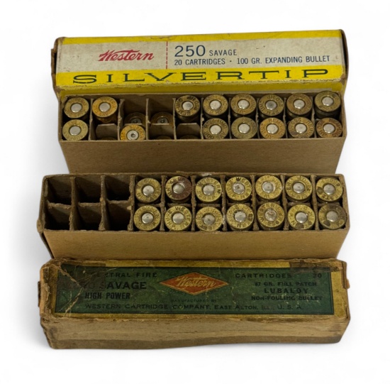 28rds. of .250 SAVAGE Ammunition