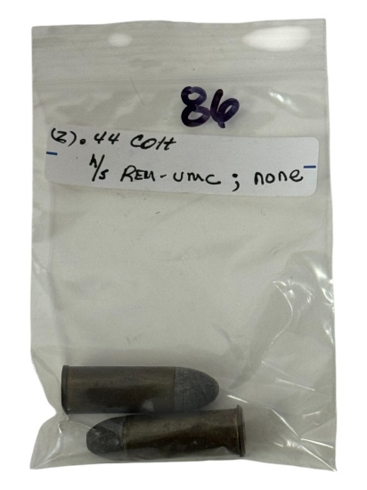 (2) .44 Colt CF Cartridge Ammunition