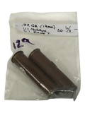 (2) Rare .32 GA (14mm) Shotshell & Blank Collectible Cartridge Ammunition