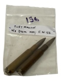 (2) 7x57 Mauser Cartridge Ammunition