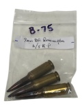 (3) 7mm BR Remington Collectible Cartridge Ammunition