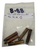 (5) .25 Stevens RF Collectible Cartridge Ammunition