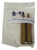 (2) .257 Magnum Collectible Cartridge Ammunition