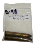 (2) .357 WIN. Collectible Cartridge Ammunition