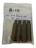 (4) .244 Remington Ammunition
