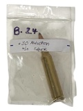 Rare .30 Newton Ammunition Collectible Cartridge Ammunition
