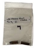 (2) .25 Stevens Short Rimfire Collectible Cartridge Ammunition