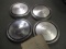 4 Ford Motor Company Hub Caps and Ford Sales Receipt Booklet