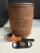 Vintage Longchamp (France) Leather Wrapped Tobacco Pipe, Briggs