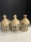 3 Vintage Japanese Nikaido Kitchomu Shochu Bottles