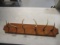 Handmade Wood and Antlers Hanging Rack
