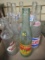 Lot of 9 Vintage Pepsi, Coca-Cola, RC, and Buffalo Rock Glass Soda Bottles