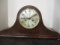 Vintage Wood Mantel Clock with Key