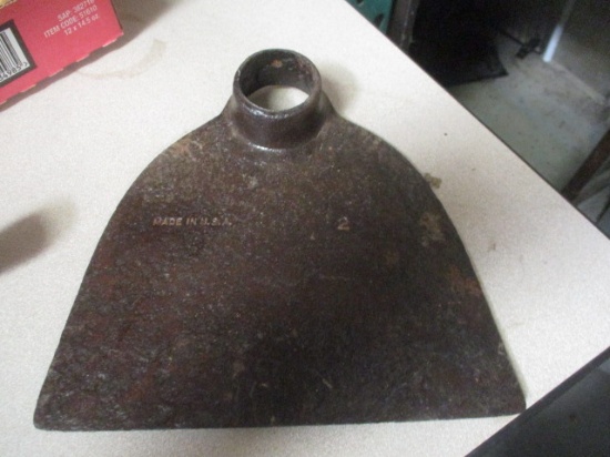 Vintage "No. 2" Metal Hoe Head