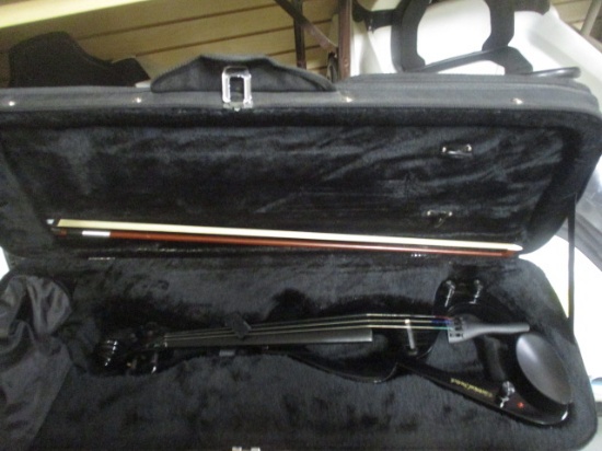 Sojing Electric Violin with Music Books in Soft-Sided Carrying Case