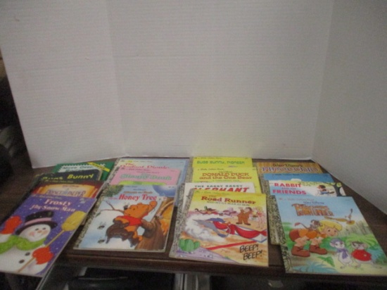 Lot of 14 Vintage Little Golden and 1 Read Along With Me Books