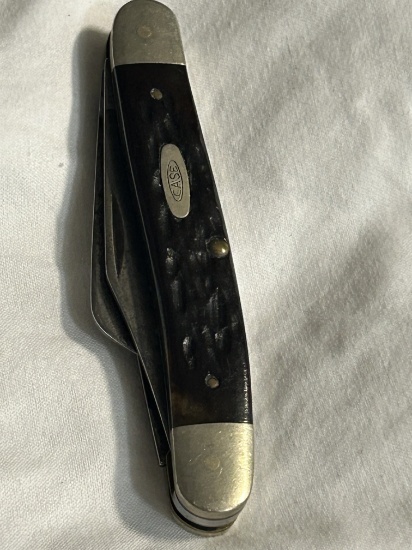 Vintage Case XX Redbone Three Blade Pocket Knife - Marked "6347 HP"