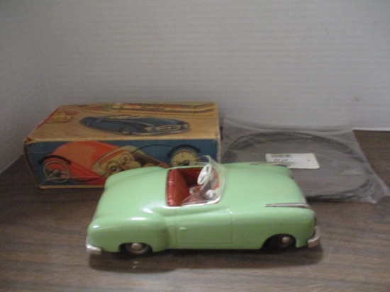 Vintage JNF "Condor - No. 59" Metal Car with Key in Original Box