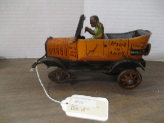 Vintage Marx "Amos 'n Andy" Wind-Up Tin Car