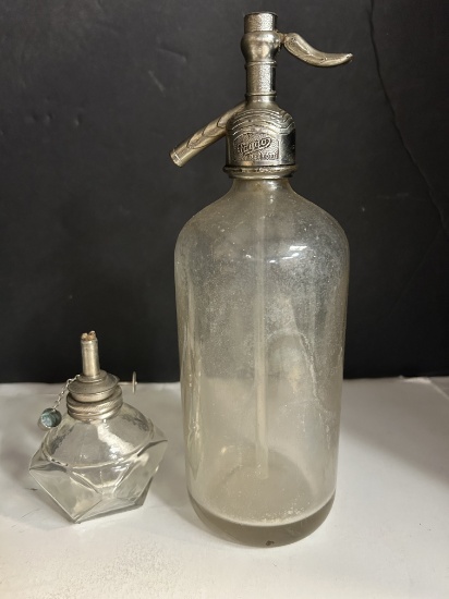 Vintage Faygo "Feinstein Bros. - Detroit, Mich" Soda Selzer Bottle and
