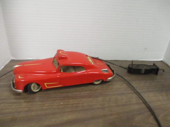 Vintage Arnold "Fire Chief" Tin Car with - Made in Western Germany