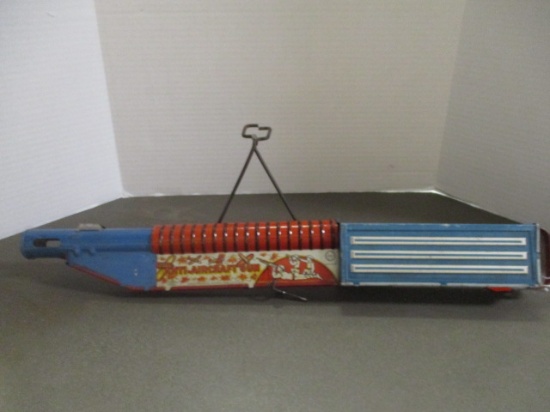 Vintage Marx "Anti-Aircraft" Wind-Up Tin Gun