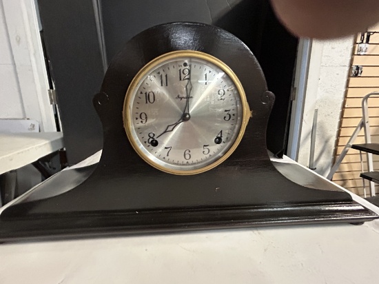 Vintage Ingraham Mantel Clock with Key - Made in Bristol, Conn