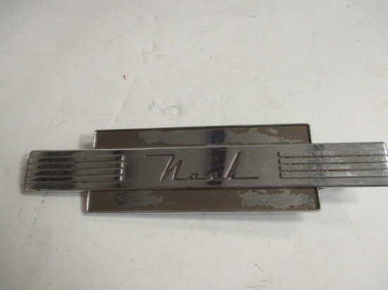 Vintage Nash Motors Chrome Emblem