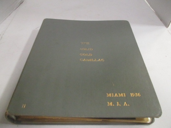 Vintage "The Solid Gold Cadillac - Miami 1956" Theatre Notebook