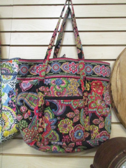 Retired Vera Bradley "Symphony in Hue" Quilted Tote Bag