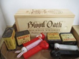 Vintage Sauer's Spice Canisters, Pez Dispensers, and Blood Oath