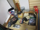 Table Lot - Steins, Bowls, 8-Track Tapes, Calculators, Pictures, etc.
