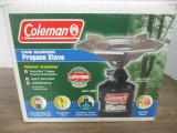 New Old Stock Coleman One Burner Propane Stove