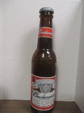 Tall Budweiser Plastic Bottle Bank
