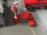 Vintage Red Metal Tricycle