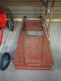 Vintage Metal Push-Pedal Car Frame