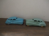 2 Vintage Wyandotte Pressed Steel Toy Cars