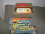 Vintage Distler Electromatic Car and Power Filling Station in Original Box