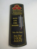 State Farm Insurance (Bloomington, IL) Metal Thermometer Sign