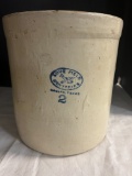 Vintage Love Field Potteries (Dallas, Texas) Stoneware 2 Gallon Crock