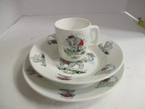 Vintage Jumbo FF (Norway) Child's Dining Set
