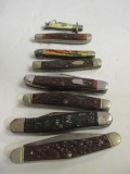Lot of Vintage Pocket Knives - Sabre, Western USA, Boker, etc.