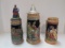 Two Gerzit West German Steins and Limited Edition WW-Team West German