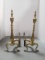 Pair of Brass Andirons