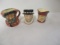 Three Royal Doulton Bone China Toby Character Mugs