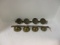 Two Sets of Old Brass Door Bells